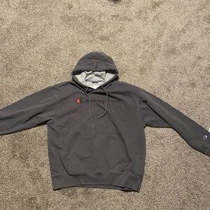 Men’s gray champion hoodie